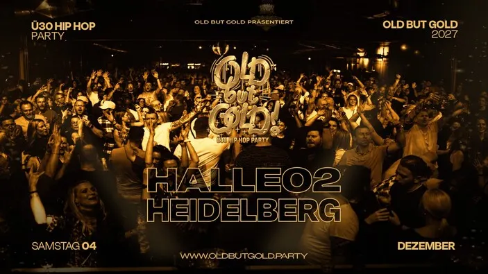 Flyer: HEIDELBERG | Old but Gold Ü30 Hip Hop Party @ halle02