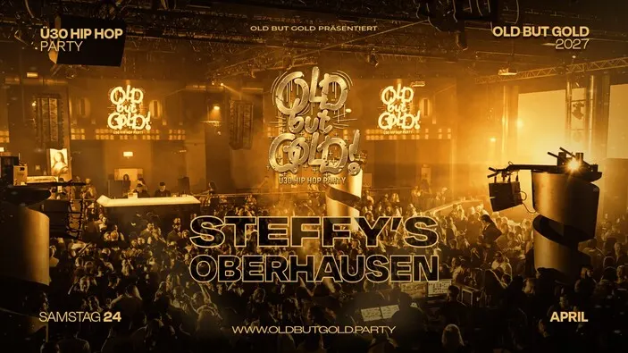 Flyer: OBERHAUSEN | Old but Gold Ü30 Hip Hop Party @ Steffys Nightclub (Turbinenhalle)