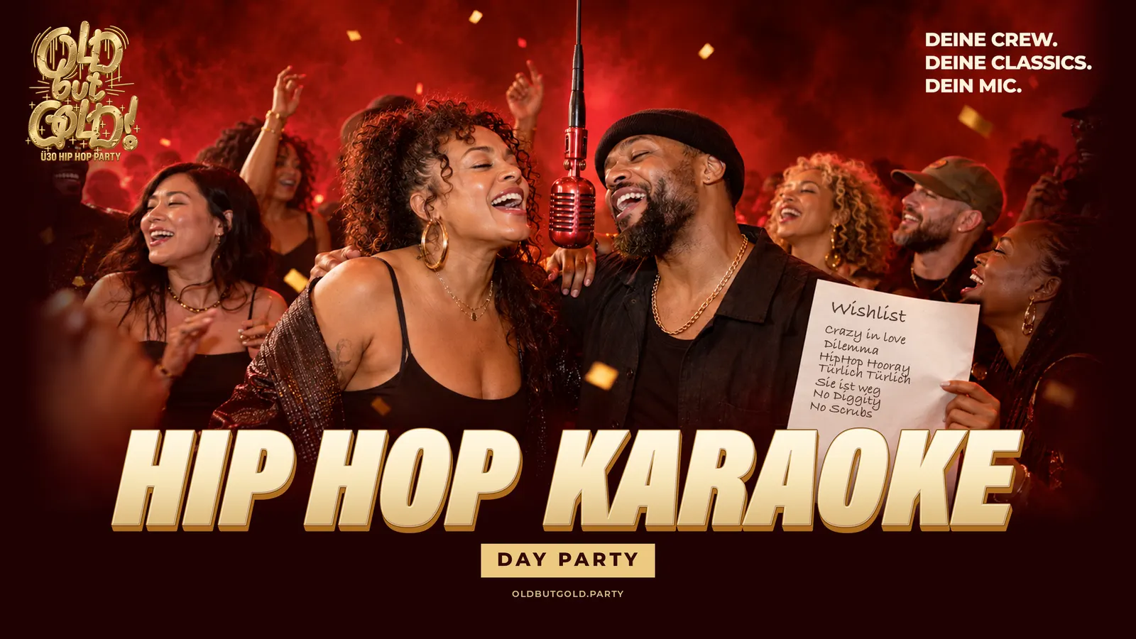 Flyer: HipHop Karaoke Day Partys